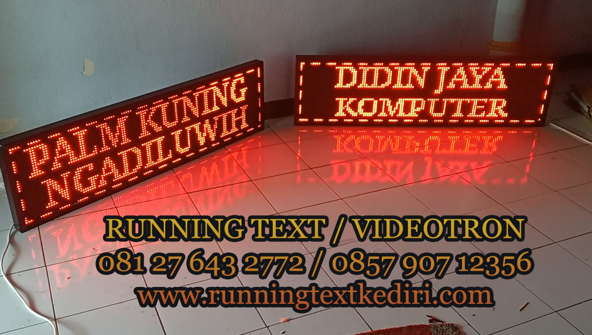 Restoran merupakan tempat yang cocok untuk digunakan running text yang dapat memberikan tempat anda semakin laris dan nyaman dalam perjalanan. Sehingga running text ini sangat diperlukan untuk menunjang kebutuhan tempat dan lokasi anda.